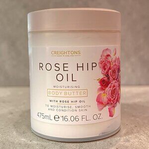 CREIGHTONS Rose Hip Oil MOISTURIZING Body Butter 16.06 OZ cream